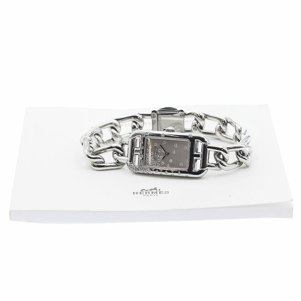 HERMES NA2.131 Nantucket Mini Jete de Diamant Quartz Women's Watch with Warranty