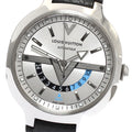 LOUIS VUITTON Q7D31 Voyager GMT Day & Night Automatic Men's Watch with Box and Warranty Card