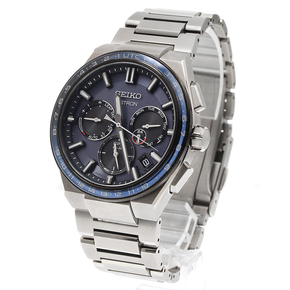 SEIKO SBXC111/5X53-0BR0 Astron GPS Day-Date Solar Radio-Controlled Men's Watch (Excellent Condition)