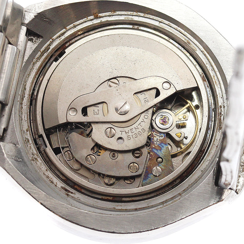 SEIKO 6138-0040 5 Sports Speedtimer Chronograph Brown Horse Automatic Men's Watch