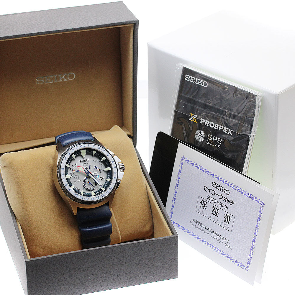 SEIKO SBED005/8X53-0AL0-2 Prospex Day-Date Solar Radio-Controlled Men's Watch (with box and warranty)