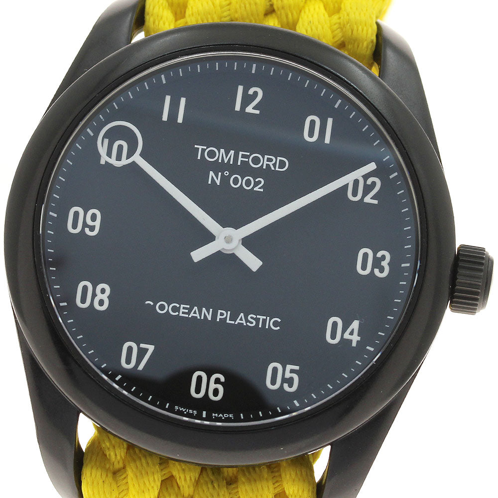 TOM FORD TFT002023 No.002 Ocean Plastic Timepiece Quartz Men's with Box and Warranty