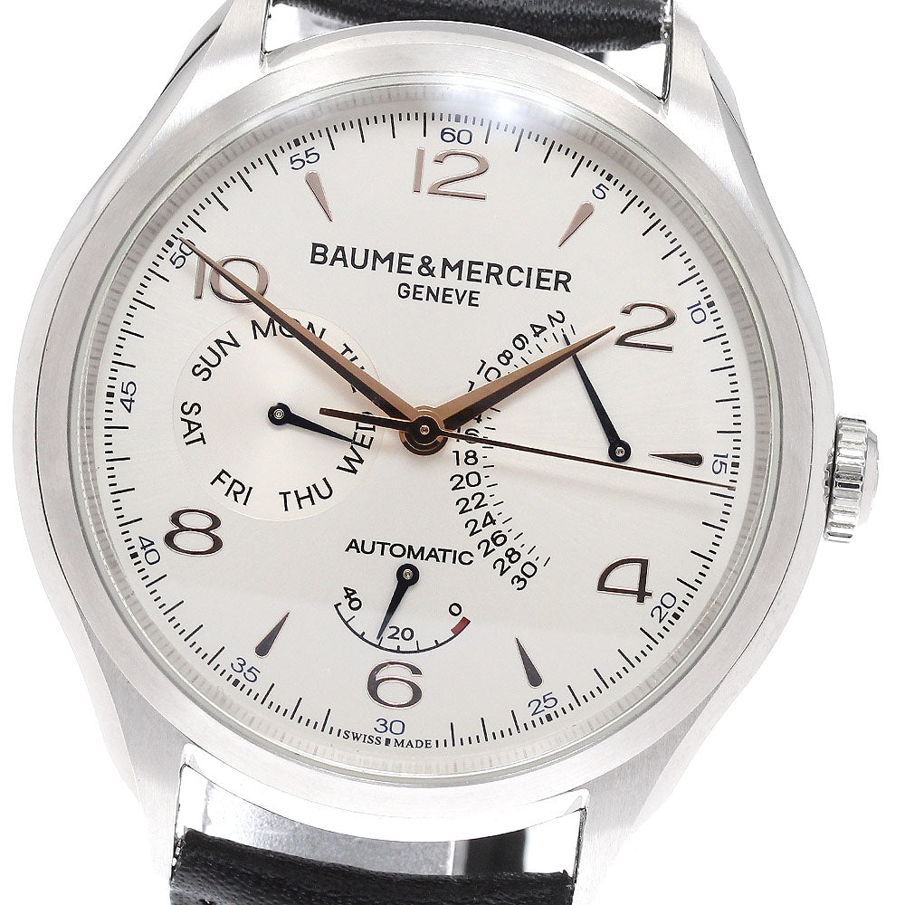 Baume & Mercier MOA10149 Clifton Retrograde Automatic Men's Watch Excellent Condition with Warranty.