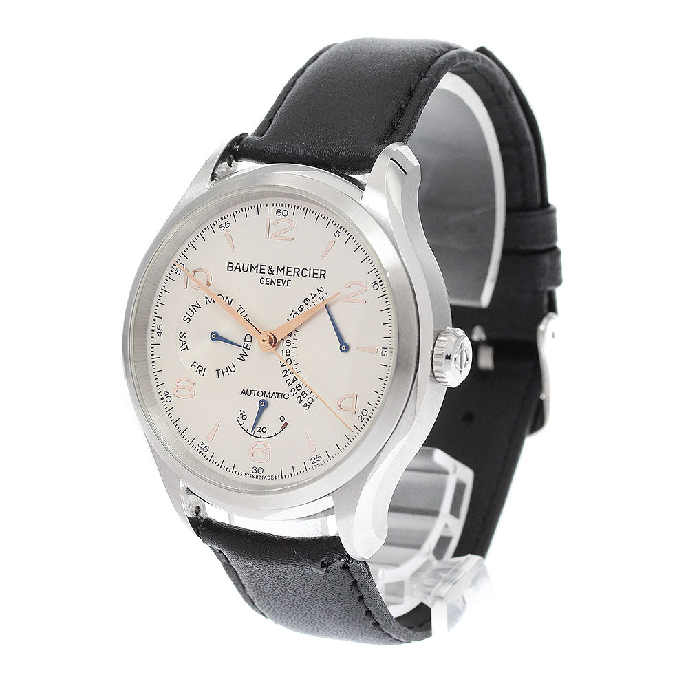 Baume & Mercier MOA10149 Clifton Retrograde Automatic Men's Watch Excellent Condition with Warranty.