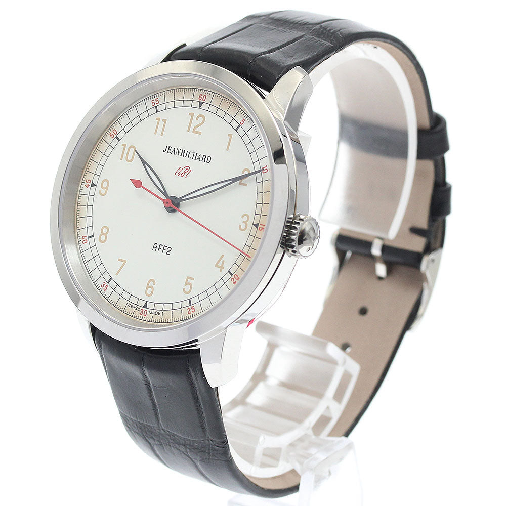 JEANRICHARD 60300-11-711-AA6 Ronde 1681 Automatic Men's Watch Excellent Condition