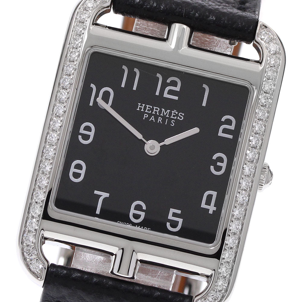 HERMES CC3.730 Cape Cod Diamond Bezel Quartz Women's Watch