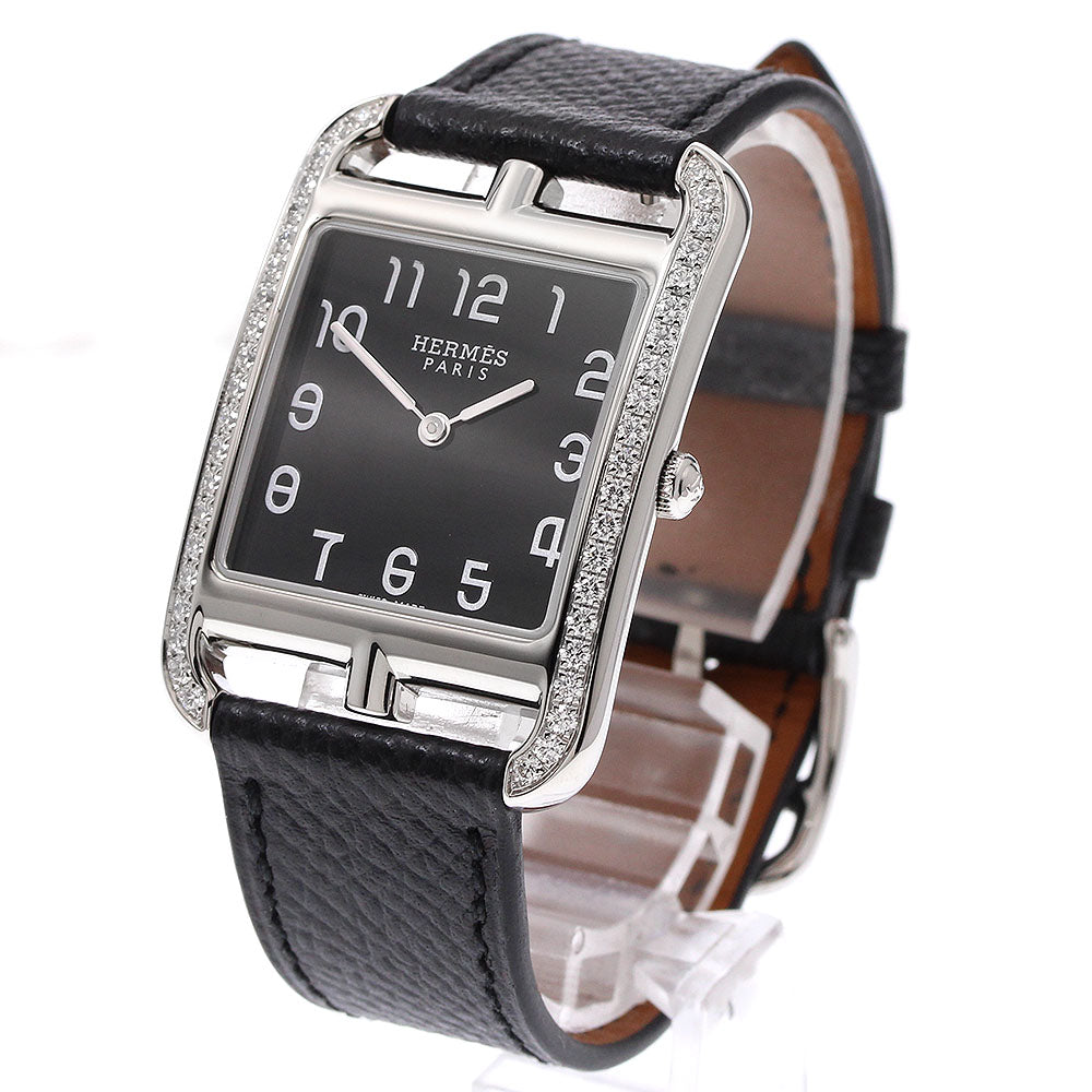 HERMES CC3.730 Cape Cod Diamond Bezel Quartz Women's Watch