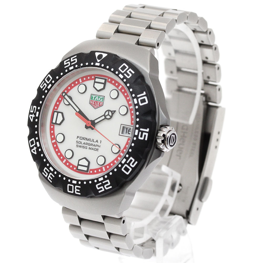 TAG Heuer WBY1111.BA0042 Formula 1 Solar Graph Date Solar Men's Watch Excellent Condition with Box and Warranty Card