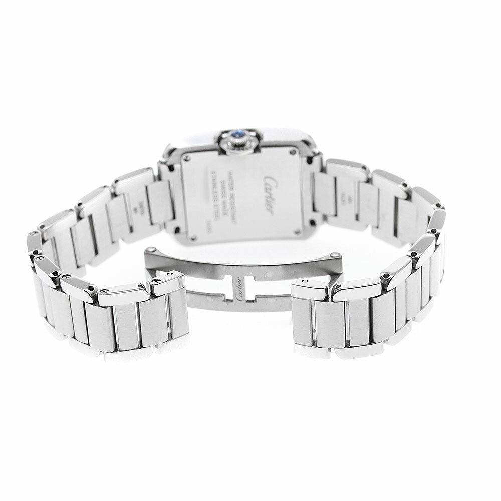 CARTIER W5310022 Tank Anglaise SM Quartz Women's Watch Excellent Condition with Warranty.