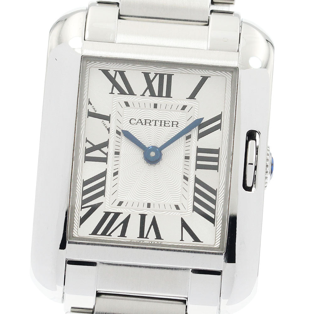 CARTIER W5310022 Tank Anglaise SM Quartz Women's Watch with Warranty