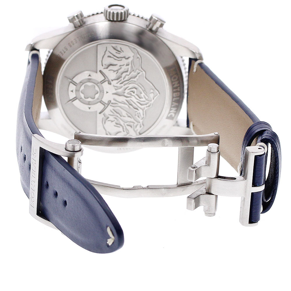 MONTBLANC 126912 1858 Automatic Chronograph Self-winding Men's Watch Excellent Condition