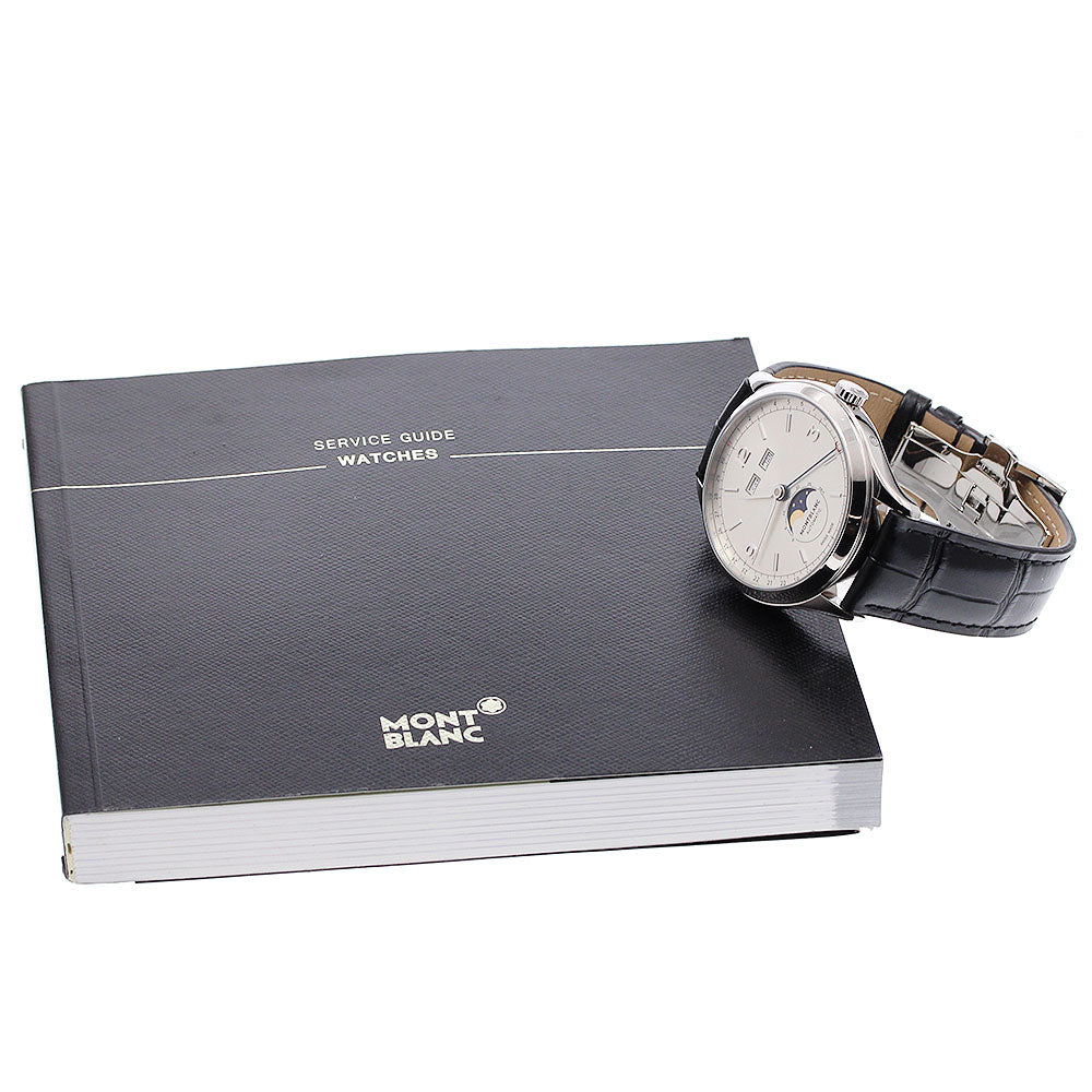 MONTBLANC 112538 Heritage Chronometrie Quantieme Complete Automatic Men's Watch Excellent Condition with Warranty.