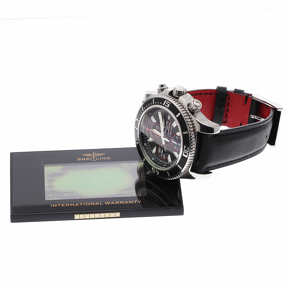 BREITLING A13341 Superocean Chronograph Automatic Men's Watch with Warranty