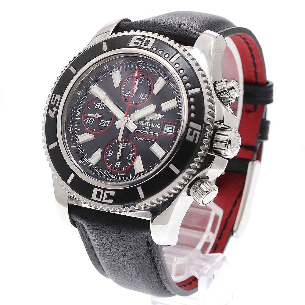 BREITLING A13341 Superocean Chronograph Automatic Men's Watch with Warranty