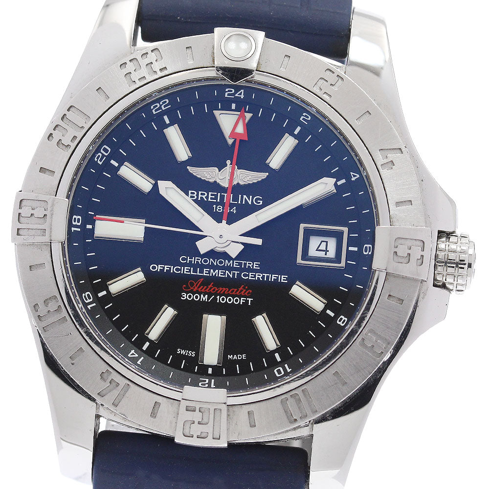 BREITLING A32390 Avenger II GMT Date Automatic Men's Watch with Warranty Card