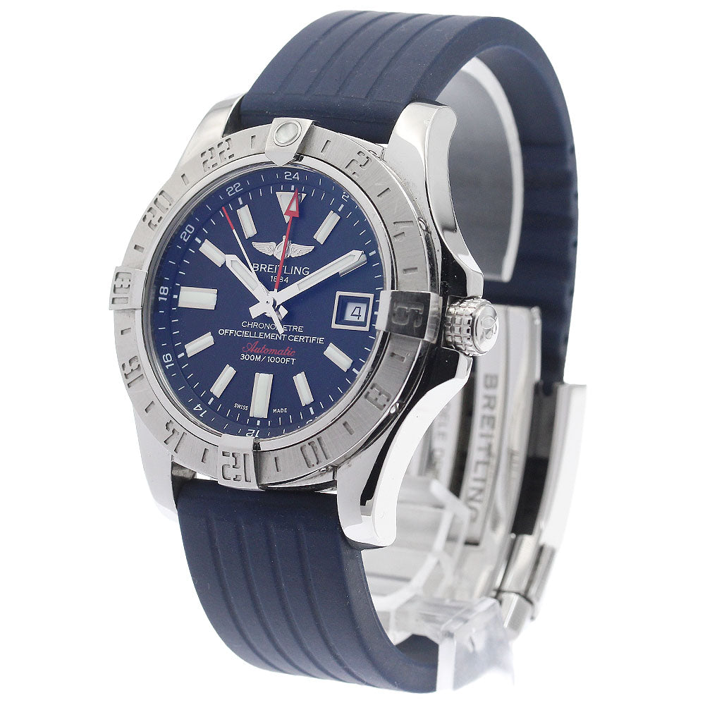 BREITLING A32390 Avenger II GMT Date Automatic Men's Watch with Warranty Card
