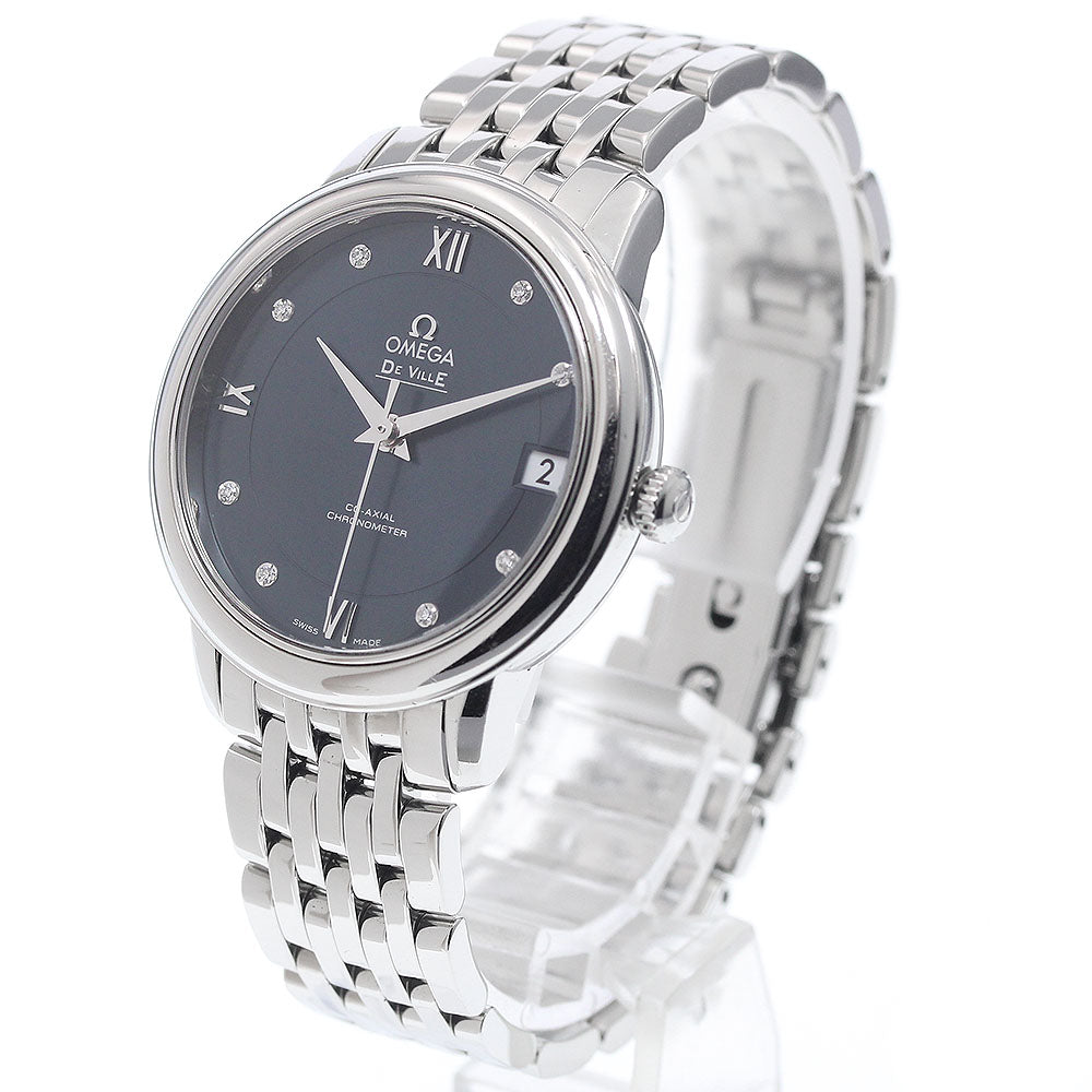 OMEGA 424.10.33.20.53.001 De Ville Prestige 8P Diamond Date Co-Axial Automatic Ladies Watch with Warranty
