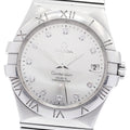 OMEGA 123.10.35.20.52.001 Constellation Date 11P Diamond Automatic Men's Watch with Warranty