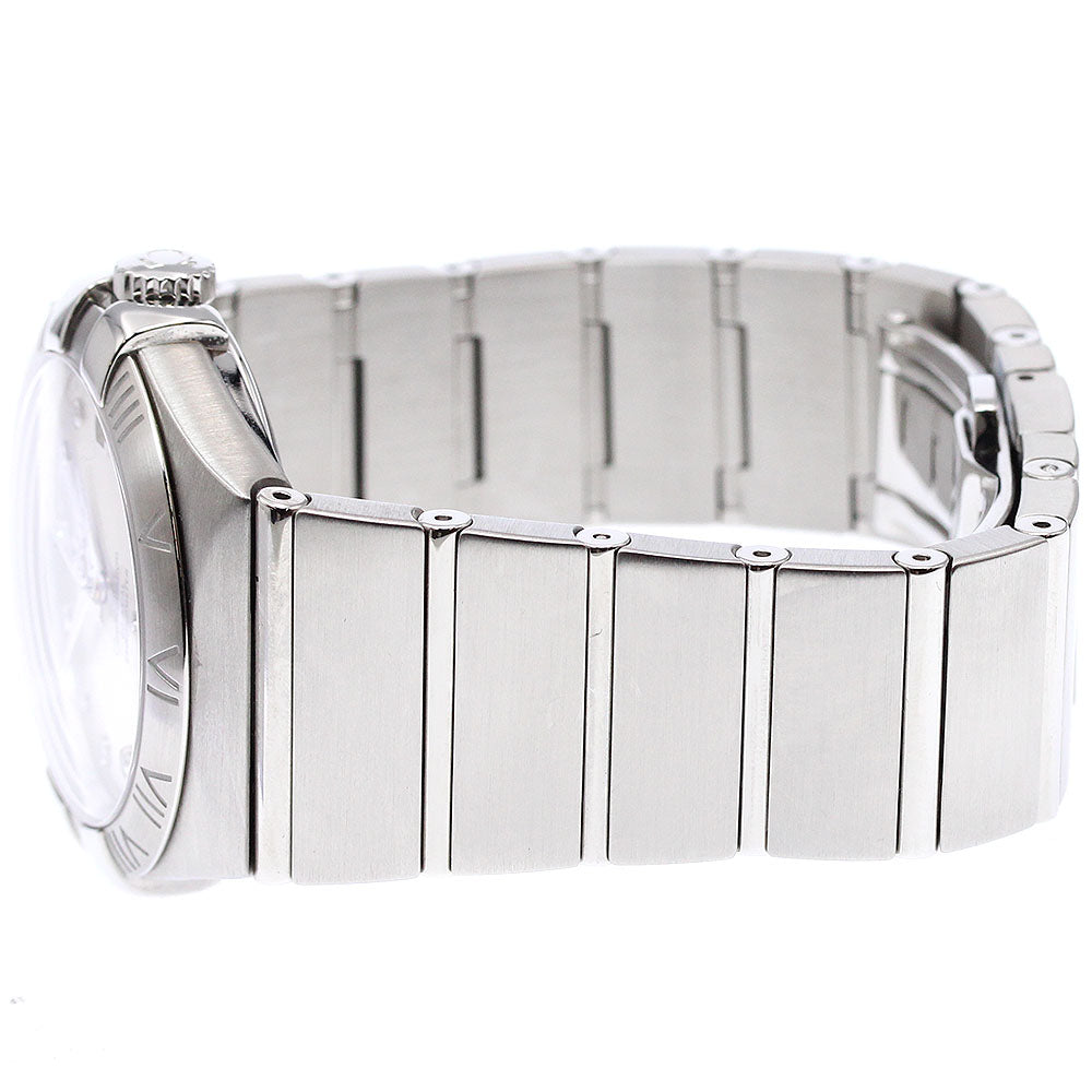 OMEGA 123.10.35.20.52.001 Constellation Date 11P Diamond Automatic Men's Watch Excellent Condition with Warranty Card