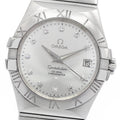 OMEGA 123.10.35.20.52.001 Constellation Date 11P Diamond Automatic Men's Watch with Warranty
