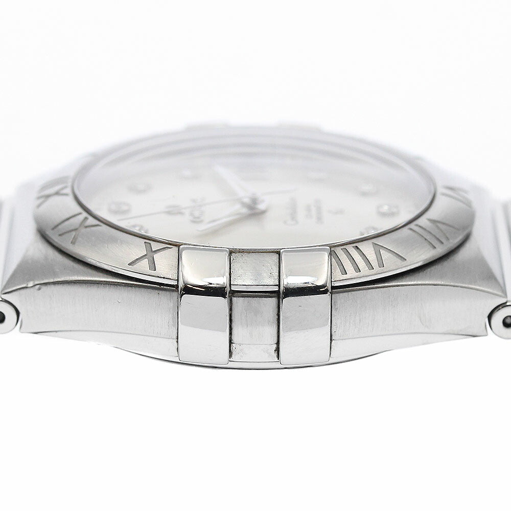 OMEGA 123.10.35.20.52.001 Constellation Date 11P Diamond Automatic Men's Watch with Warranty