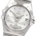 OMEGA 123.10.35.20.52.001 Constellation Date 11P Diamond Automatic Men's Watch (Good Condition)