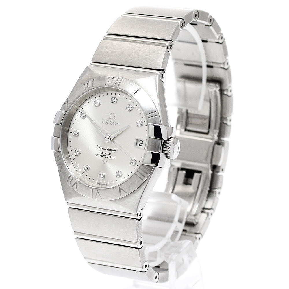 OMEGA 123.10.35.20.52.001 Constellation Date 11P Diamond Automatic Men's Watch (Good Condition)