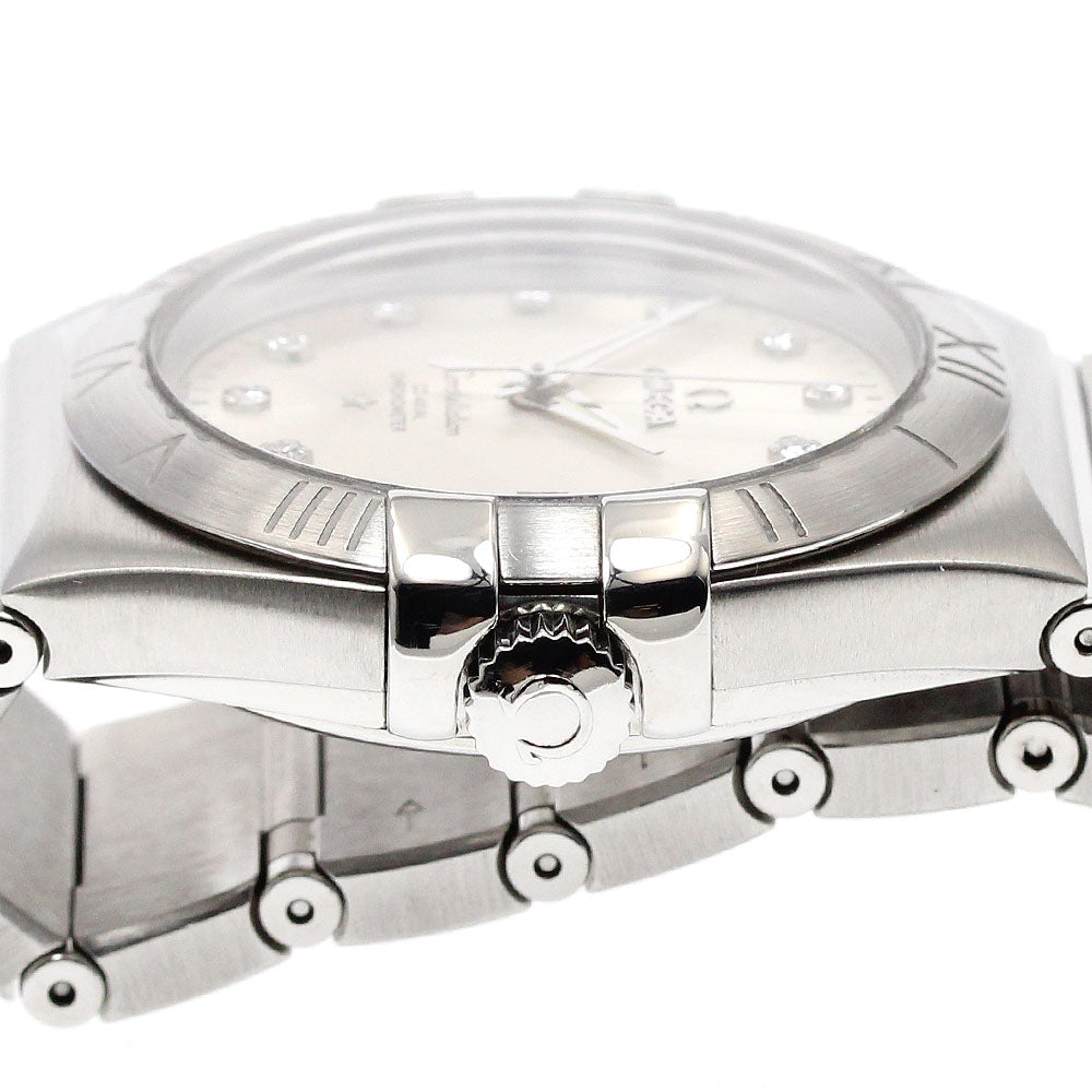 OMEGA 123.10.35.20.52.001 Constellation Date 11P Diamond Automatic Men's Watch (Good Condition)