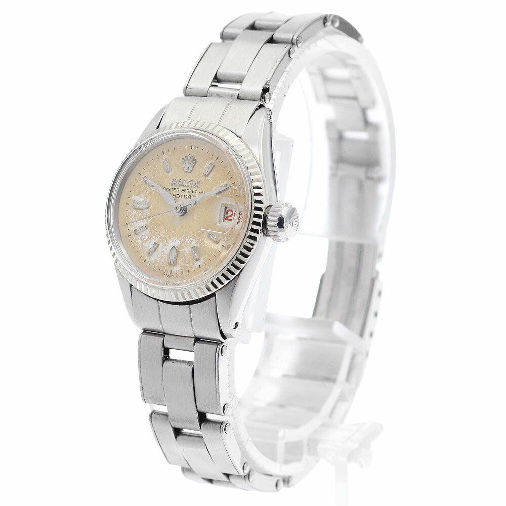 ROLEX 6517 Oyster Perpetual Lady-Date Cal.1130 WG Bezel Automatic Women's Watch