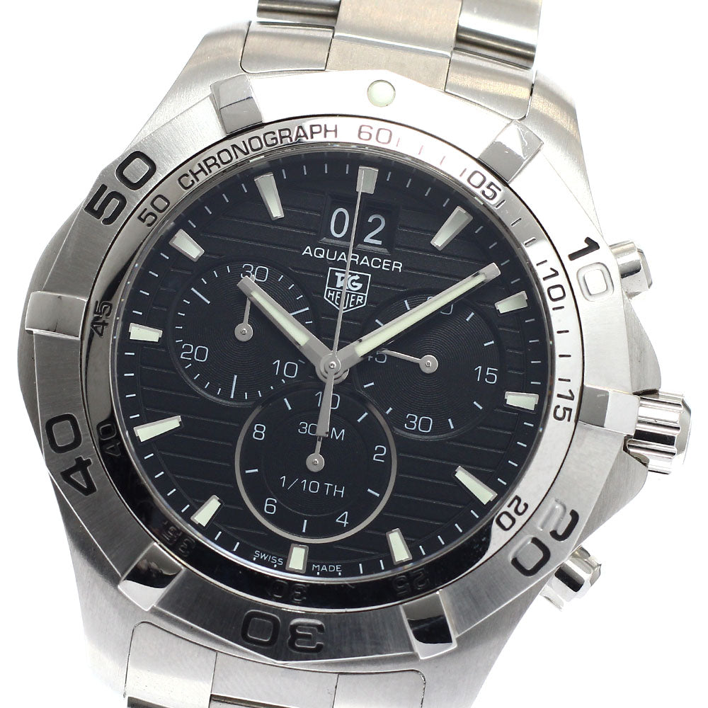 TAG Heuer CAF101E.BA0821 Aquaracer Grand Date Chronograph Quartz Men's Watch with Warranty