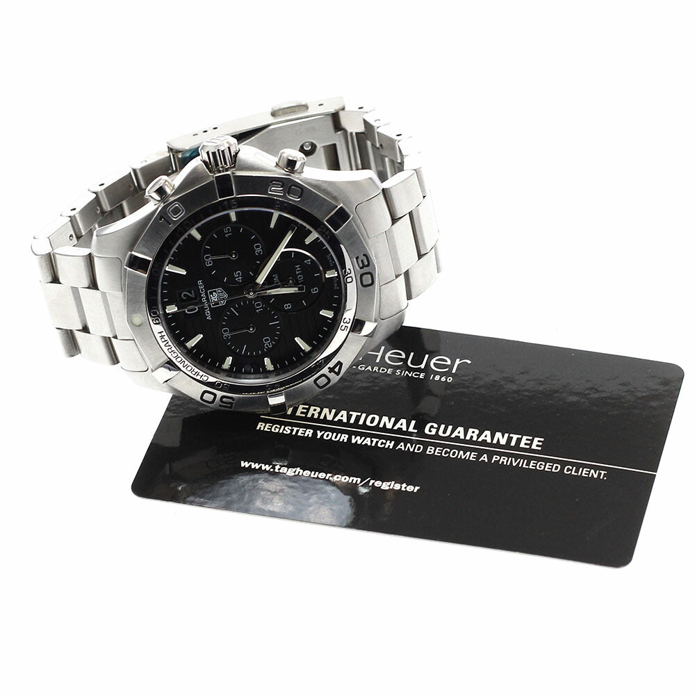 TAG Heuer CAF101E.BA0821 Aquaracer Grand Date Chronograph Quartz Men's Watch with Warranty