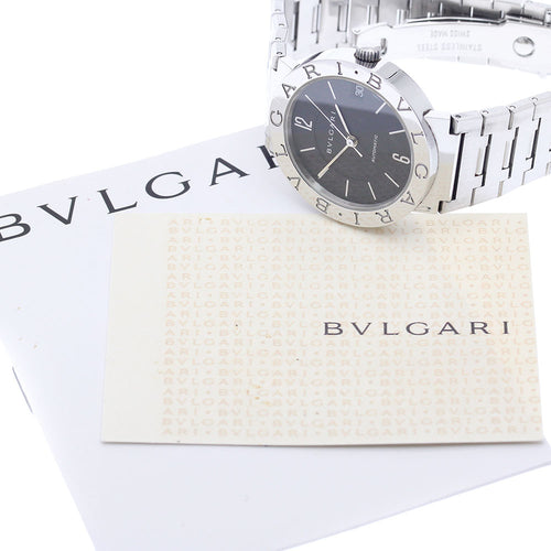 BVLGARI BB33SS Bulgari Date Automatic Men's Watch with Warranty Card