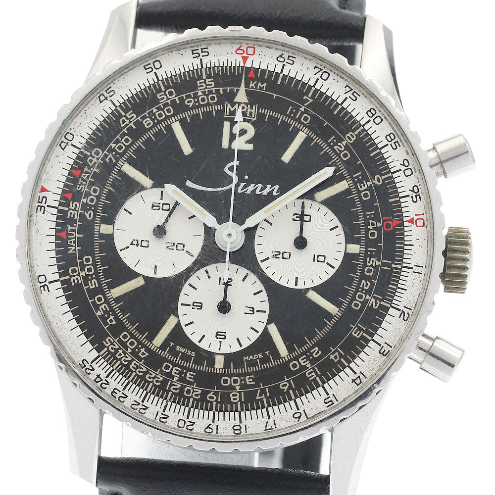 Sinn Navigation Cal.1873 Chronograph Manual Winding Men's Watch - Excellent Condition
