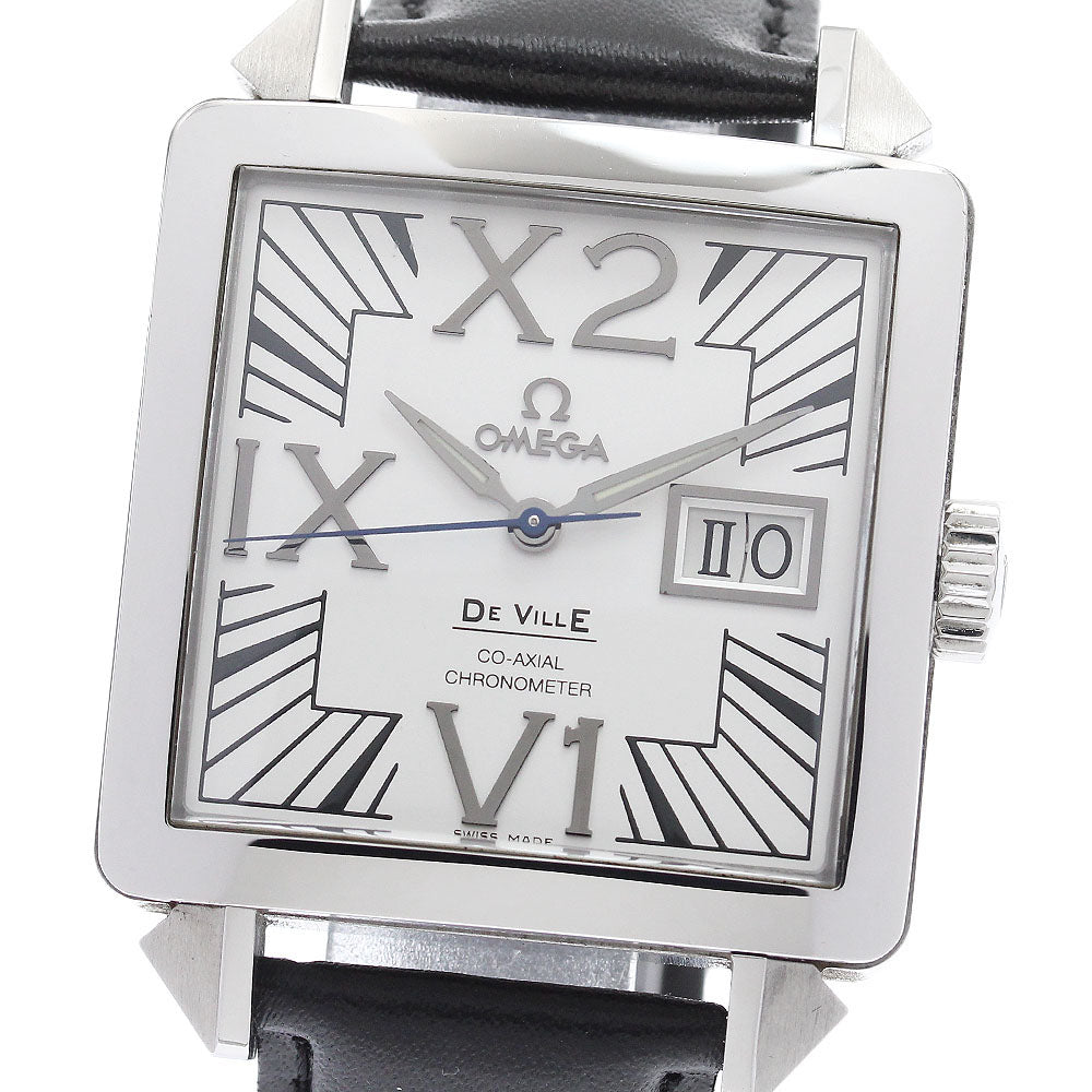 OMEGA 7813.30.39 De Ville X2 Co-Axial Big Date Automatic Men's Watch Excellent Condition with Box