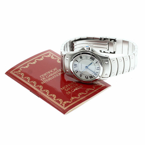CARTIER W20026K1 Santos Cougar LM Date Automatic Men's Watch with Warranty
