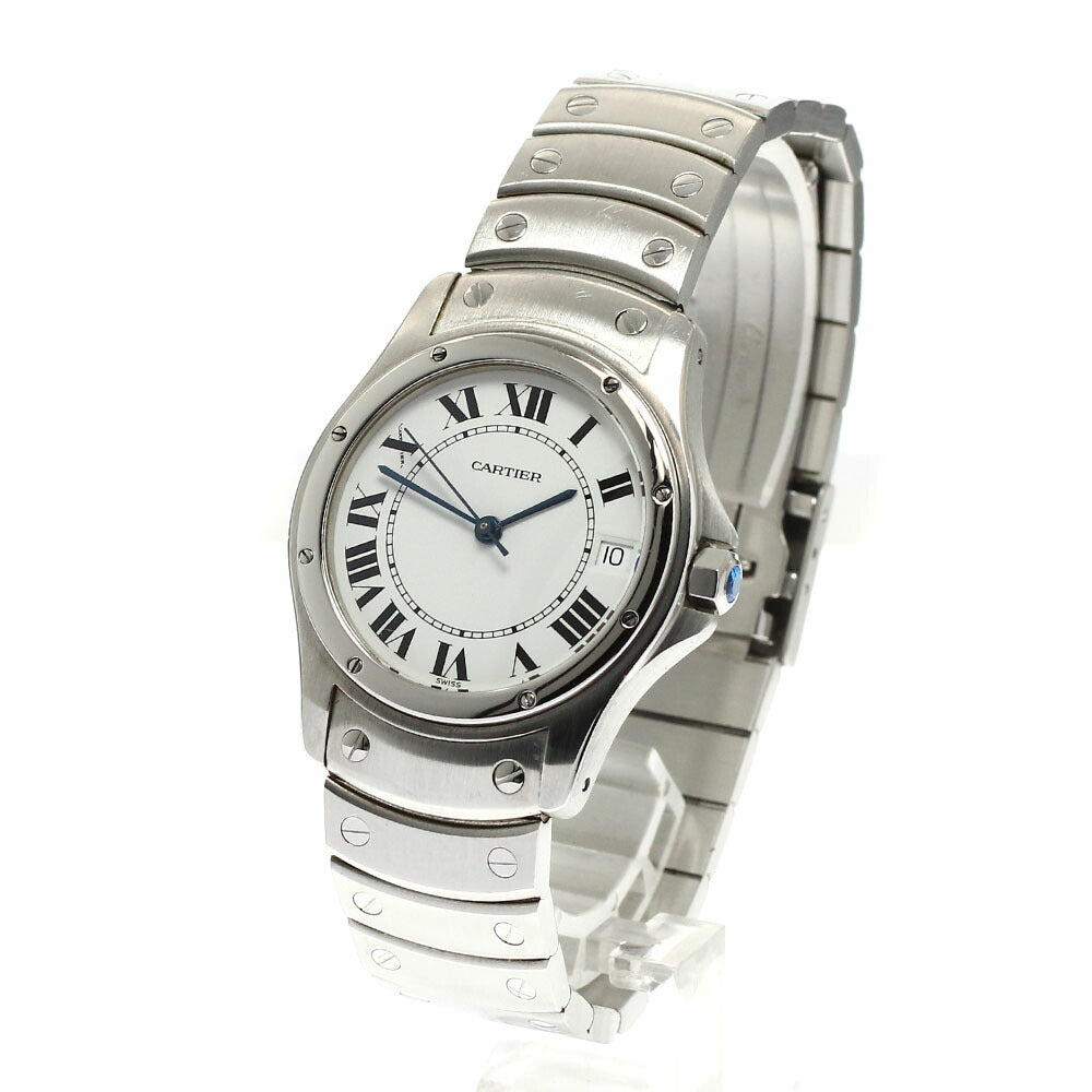 CARTIER W20026K1 Santos Cougar LM Date Automatic Men's Watch with Warranty