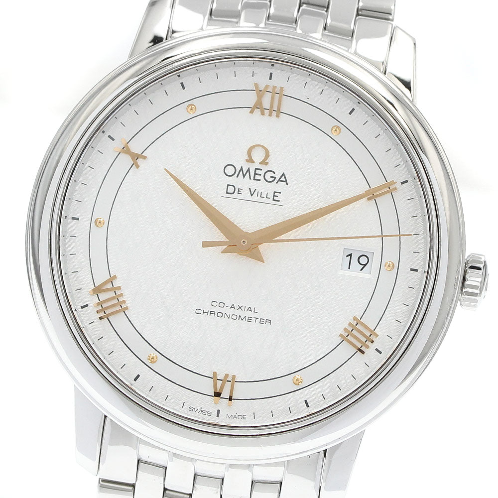 OMEGA 424.10.40.20.02.004 De Ville Prestige Date Automatic Men's Watch Excellent Condition with Warranty.