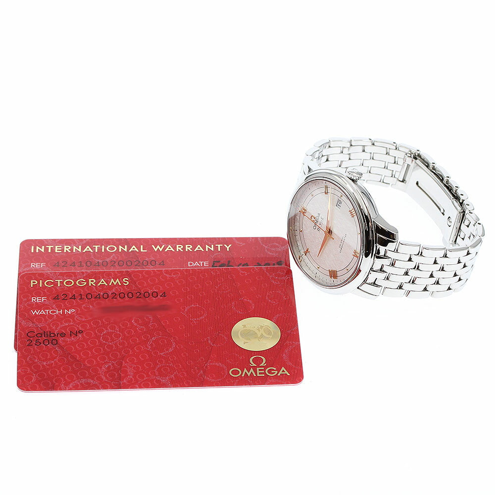 OMEGA 424.10.40.20.02.004 De Ville Prestige Date Automatic Men's Watch Excellent Condition with Warranty.