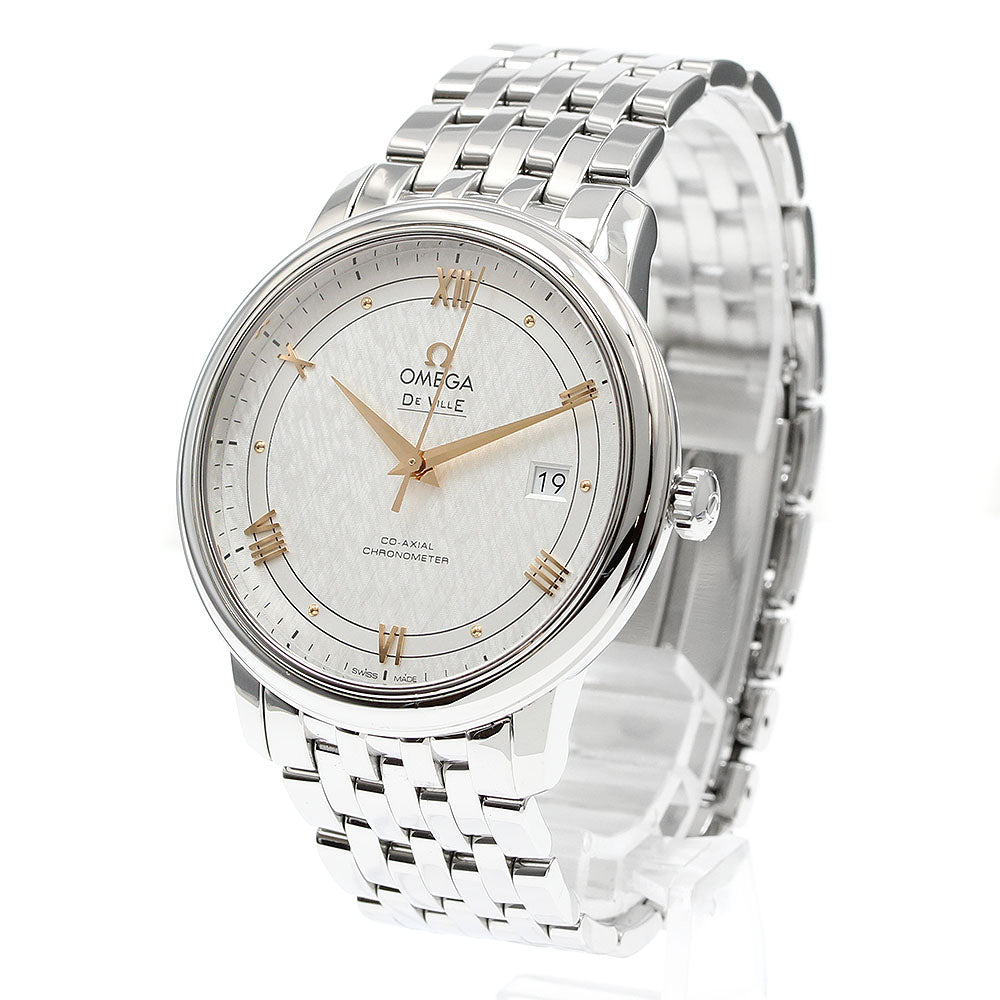 OMEGA 424.10.40.20.02.004 De Ville Prestige Date Automatic Men's Watch Excellent Condition with Warranty.