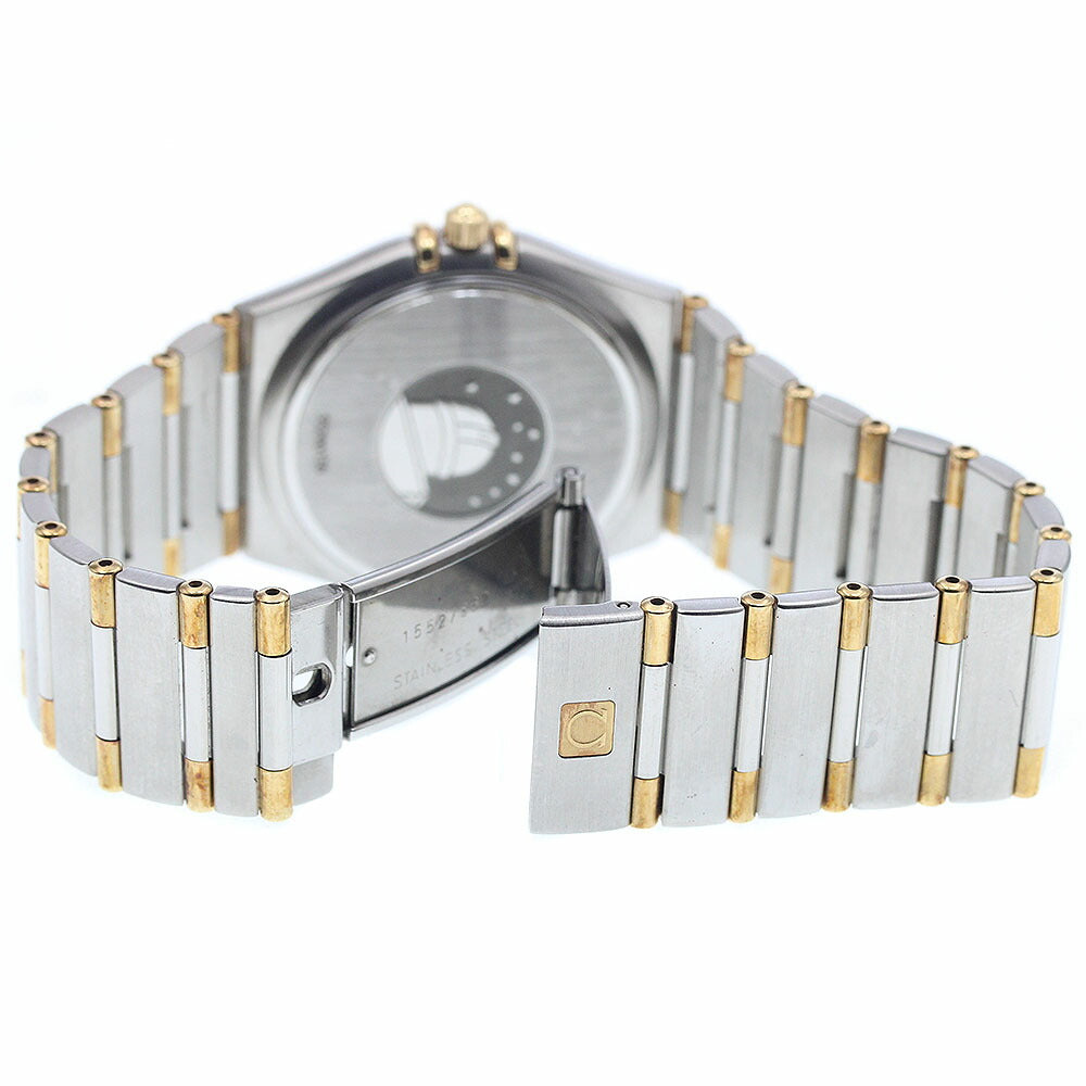 OMEGA 1312.30 Constellation Date Half Bar Quartz Men's Watch Excellent Condition with Warranty.