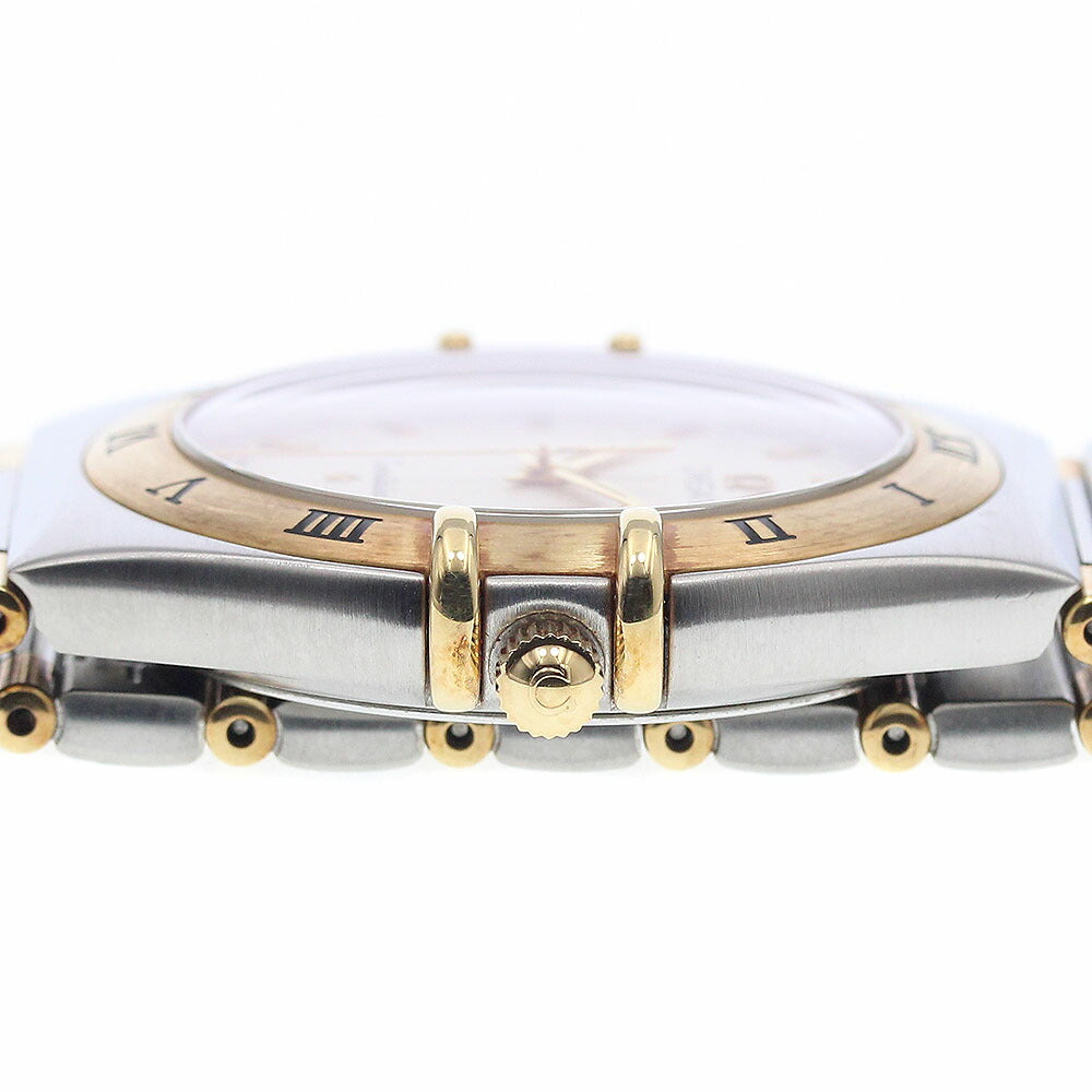 OMEGA 1312.30 Constellation Date Half Bar Quartz Men's Watch Excellent Condition with Warranty.
