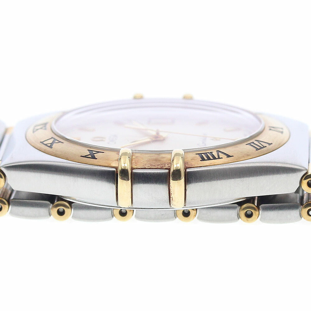 OMEGA 1312.30 Constellation Date Half Bar Quartz Men's Watch Excellent Condition with Warranty.