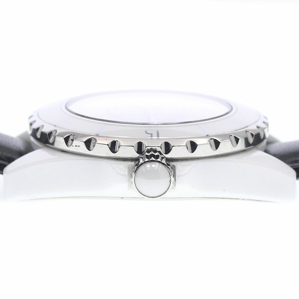 CHANEL H1628 J12 White Ceramic 12-Diamond Quartz Women's Watch