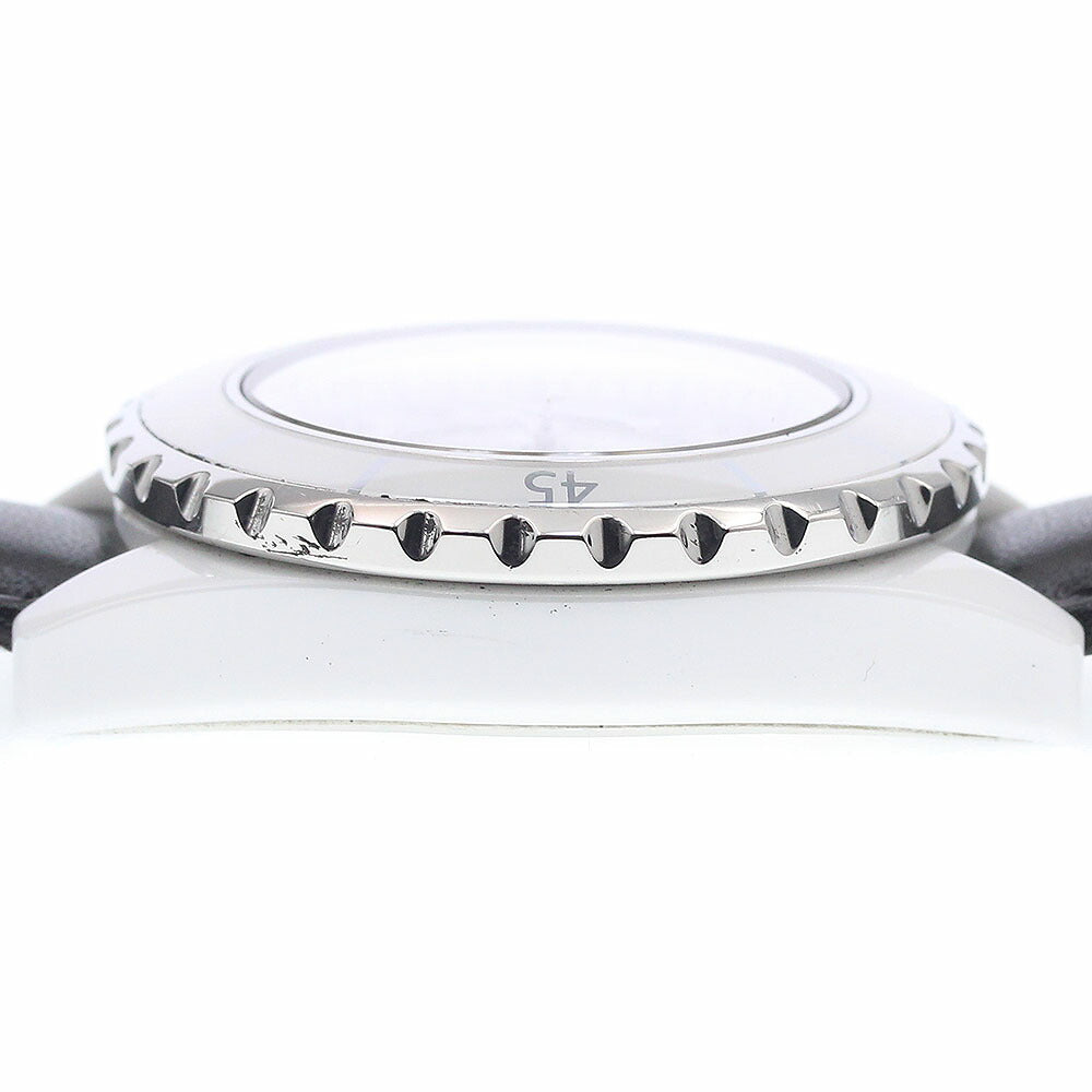 CHANEL H1628 J12 White Ceramic 12-Diamond Quartz Women's Watch