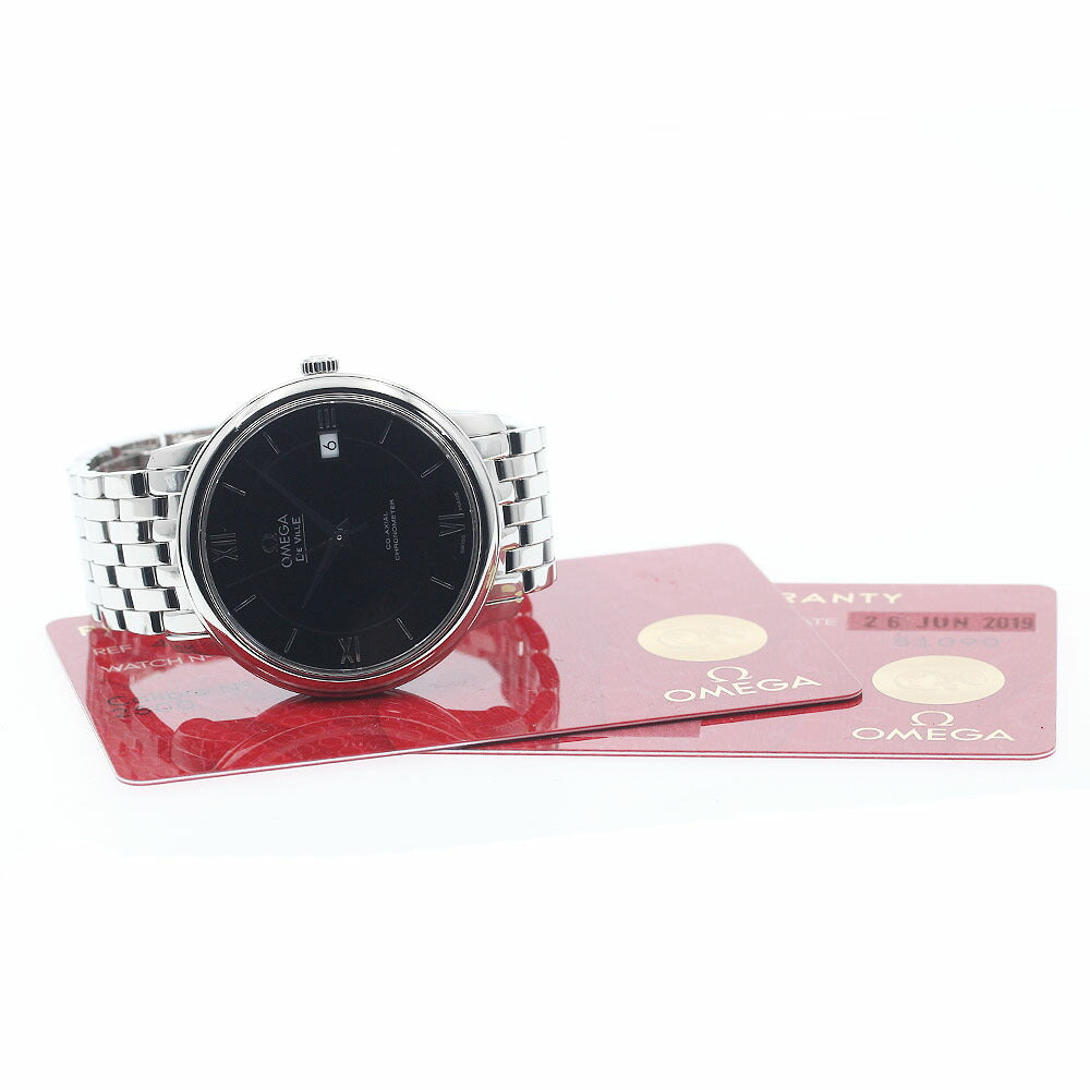OMEGA 424.10.37.20.01.001 De Ville Prestige Co-Axial Automatic Men's Watch Excellent Condition with Warranty.