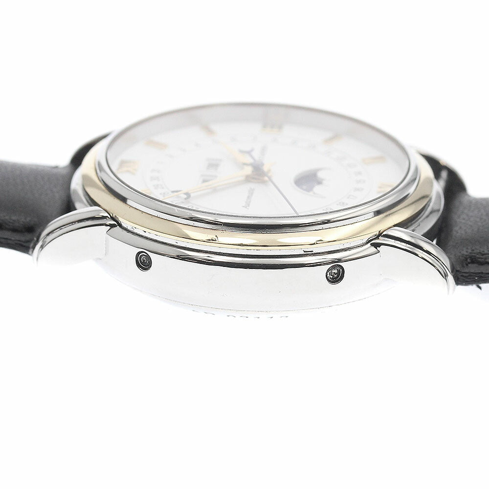 Maurice Lacroix MP6347-YS101-19F Masterpiece YG Bezel Triple Calendar Automatic Men's Watch with Warranty Card
