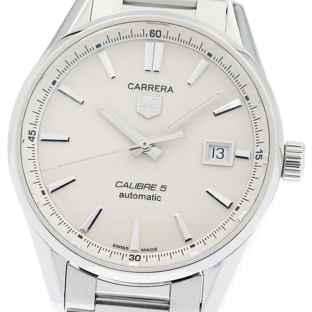 TAG Heuer WAR211B.BA0782 Carrera Caliber 5 Date Automatic Men's Watch with Warranty
