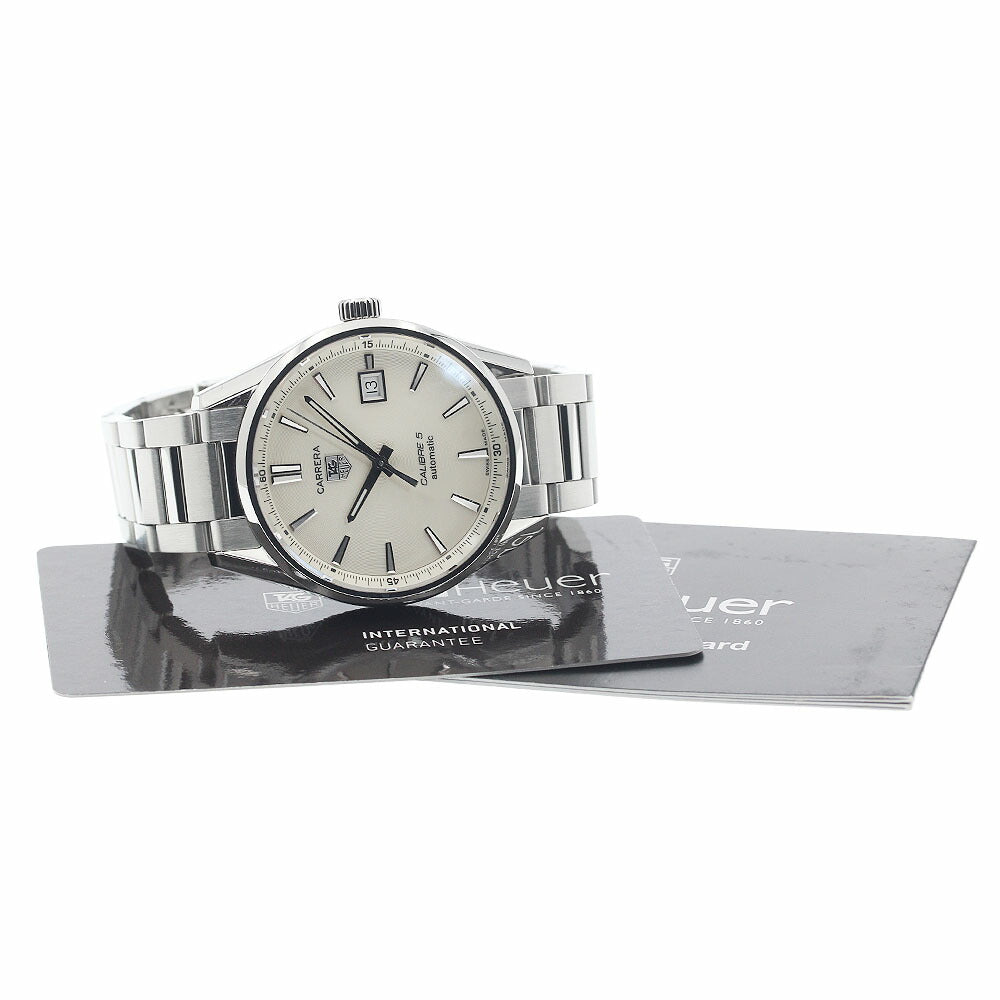 TAG Heuer WAR211B.BA0782 Carrera Caliber 5 Date Automatic Men's Watch with Warranty