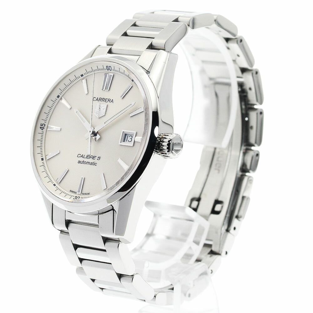 TAG Heuer WAR211B.BA0782 Carrera Caliber 5 Date Automatic Men's Watch with Warranty
