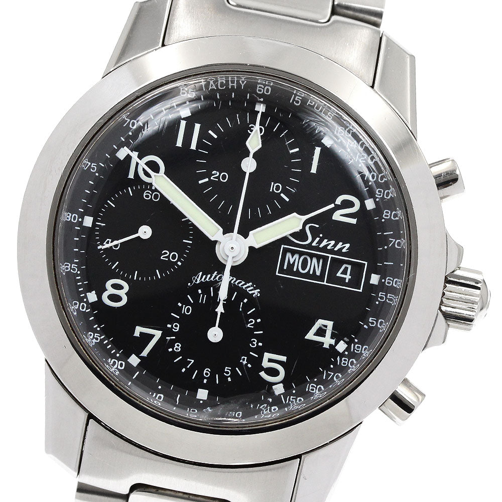 Sinn 103.B.AUTO.POL.TY Chronograph Day-Date Automatic Men's Watch with Warranty Card